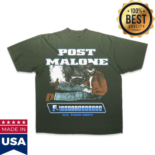 F-1 Trillion Tour Green S/s Shirt - Post Malone | Official Shop