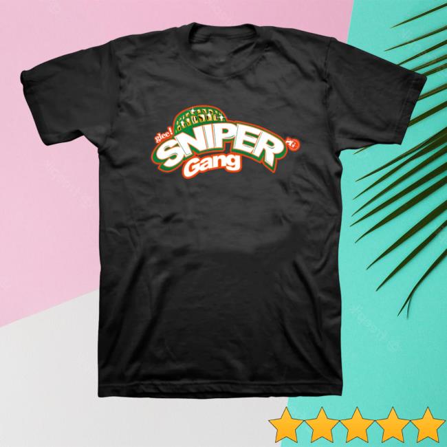Official Sniper Gang Apparel Merch Orange (Black) Sniper Crush Tee