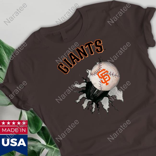 Official Men's San Francisco Giants Tiny Turnip Baseball T-Shirt Men's San Francisco Giants Tiny Turnip Baseball T-Shirt
