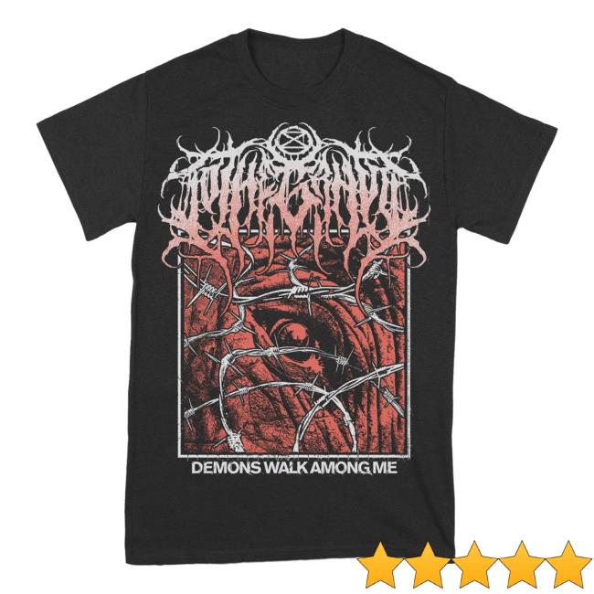 Official To The Grave Rising Merch To The Grave - Demons Walk Among Me New Shirt Risingmerch