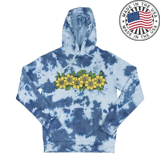 Limited Wrecks Floral Tie Dye Crewneck