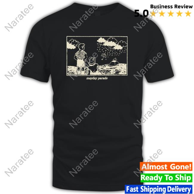 Mayday Parade Merch Dreamin' Black Shirt 2023