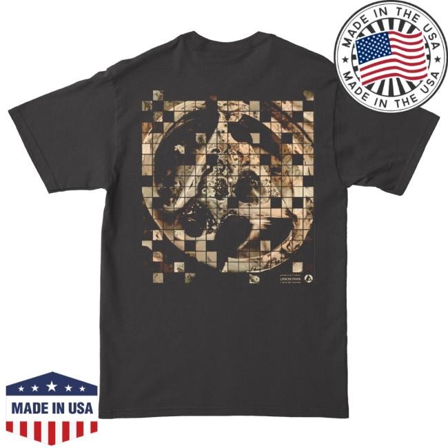 Official Linkin Park Merch Store FZ Tile Glitch Graphite Black T Shirt LinkinPark