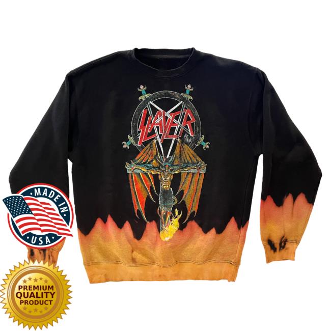 Slayer Clothing Store Shop Merch Demon Flames Hoodies