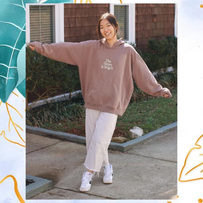Official Elevated Faith Clothing The Future Is Bright Unisex Popover Sweatshirt