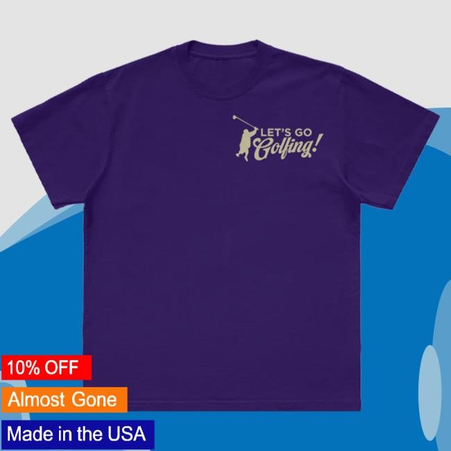 Official Def Jam Store Dj Khaled: Let's Go Golfing Tshirt - Purple