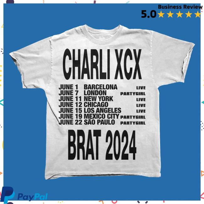 Charli Xcx Brat 2024 Shirt