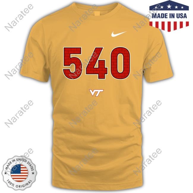 540 New Tee Virginia Tech Football 540 Shirt Virginia Tech Football