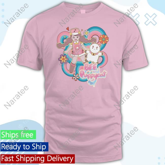 Official Bee And Puppy Cat Sunkissed Space Adventures Tee Shirt