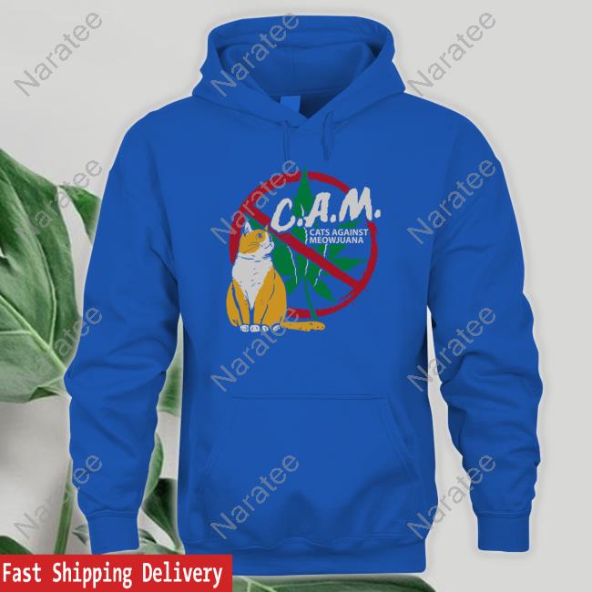 Leigh Mcnasty Merch CAM Cats Against Meowjuana Tee Anti Meowjuana