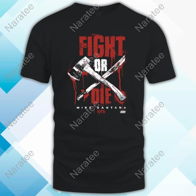 ShopEAW Mike Santana - Fight or Die Crewneck Sweatshirt