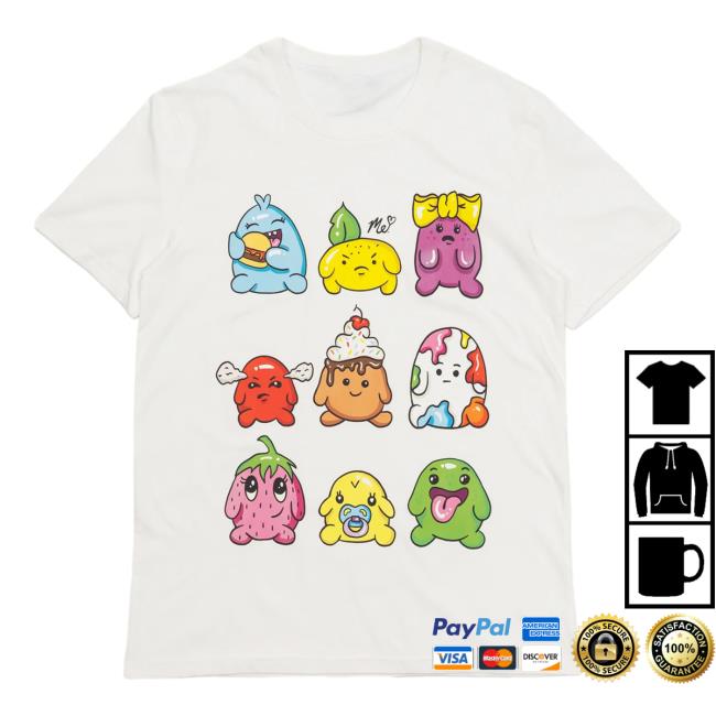 Official Moriah Elizabeth Merch Store Shop Blobs Tees White MoriahElizabeth