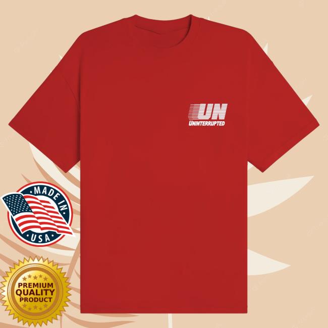 Official Maverick Carter Uninterrupted Clothing Store Shop Un Motion Graphic Shirts Red Mavcarter