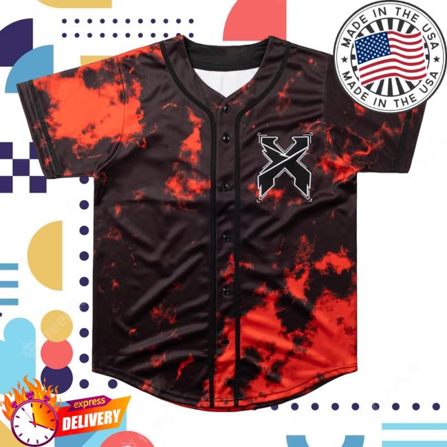 Headbanger Tie Dye Baseball Jersey