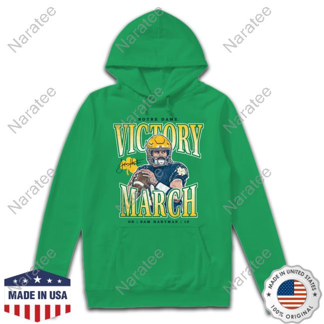 Notre Dame Sam Hartman Victory March Tee