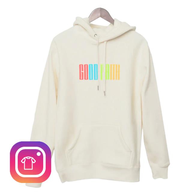 Official Madeon Merch Store Good Faith Sweater Cream/Rainbow