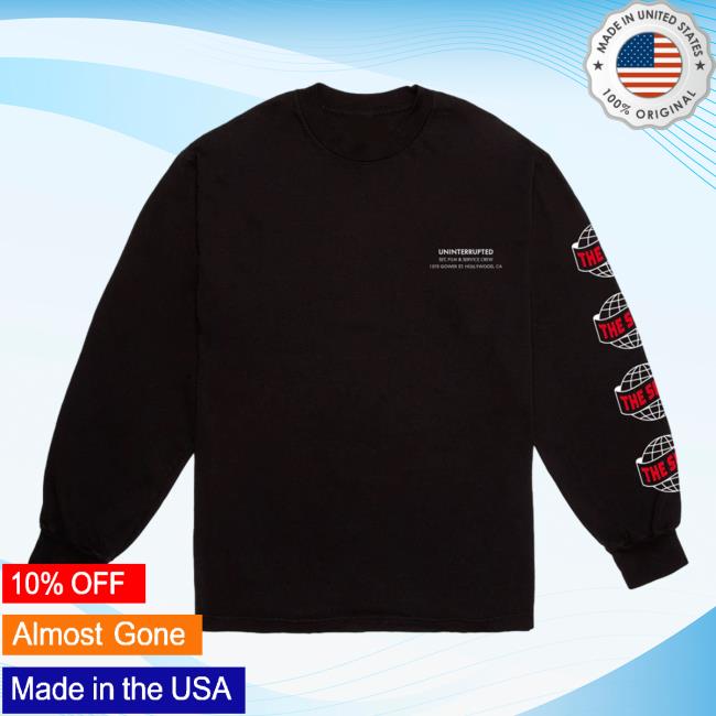 Official Maverick Carter Uninterrupted Clothing Store Shop The Shop: S5e7 Headquarters Long Sleeve Tees Black Mavcarter