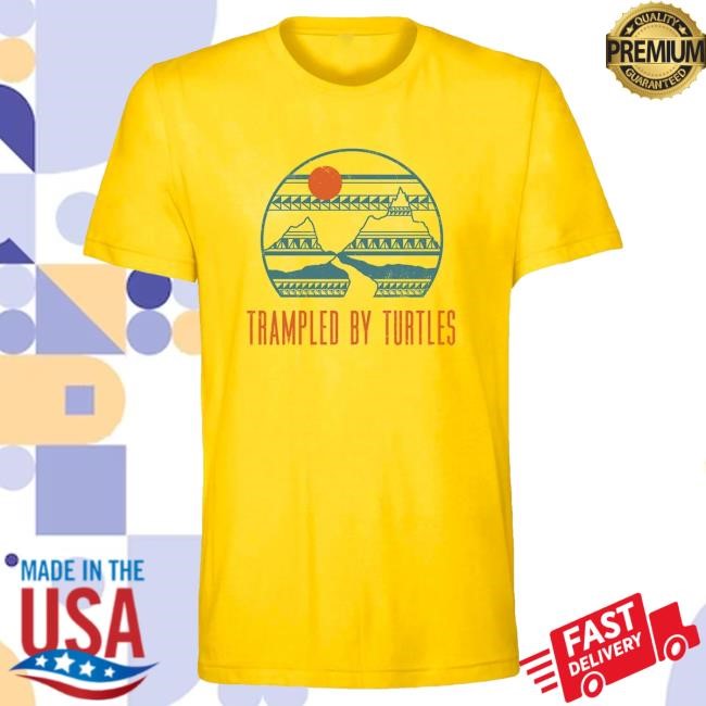 Official Trampled By Turtles Merch Alpenglow Yellow Sweatshirt