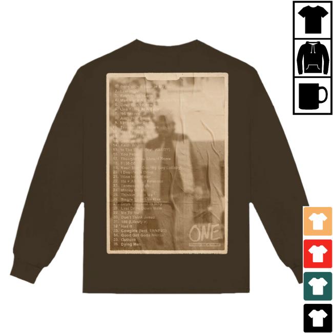 Official Morgan Wallen Merch Store Morgan Wallen One Thing At A Time One Year Anniversary L/S T Shirt Morgan Wallen Apparel Clothing Shop MorganWallen