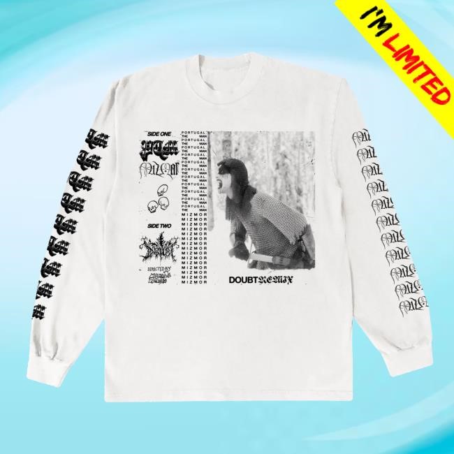 Official Mizmor Doubt Remix Longsleeve White Tee
