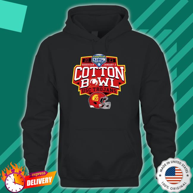 Official 2023 Goodyear Cotton Bowl Usc Trojans Shirt Long Sleeve