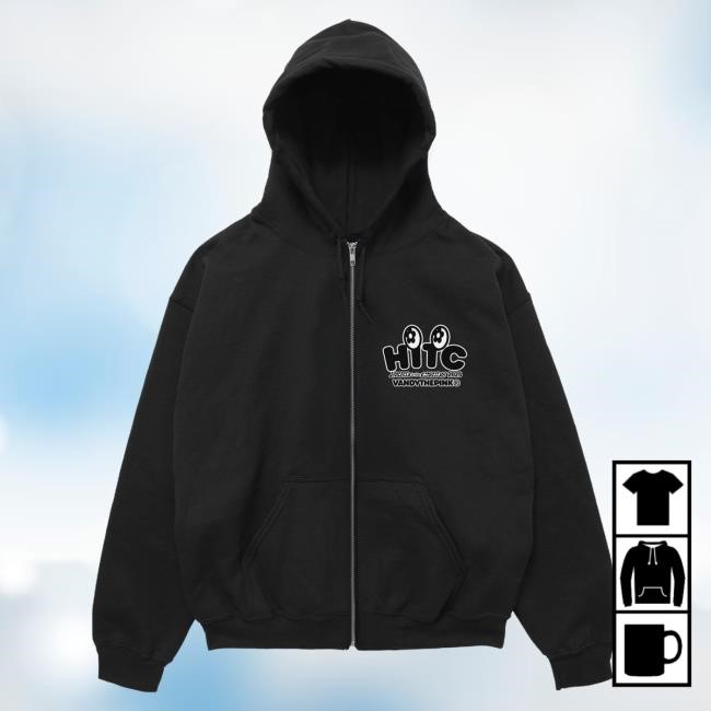 Official Head In The Clouds Festival Black Zip Up x VANDY Hood