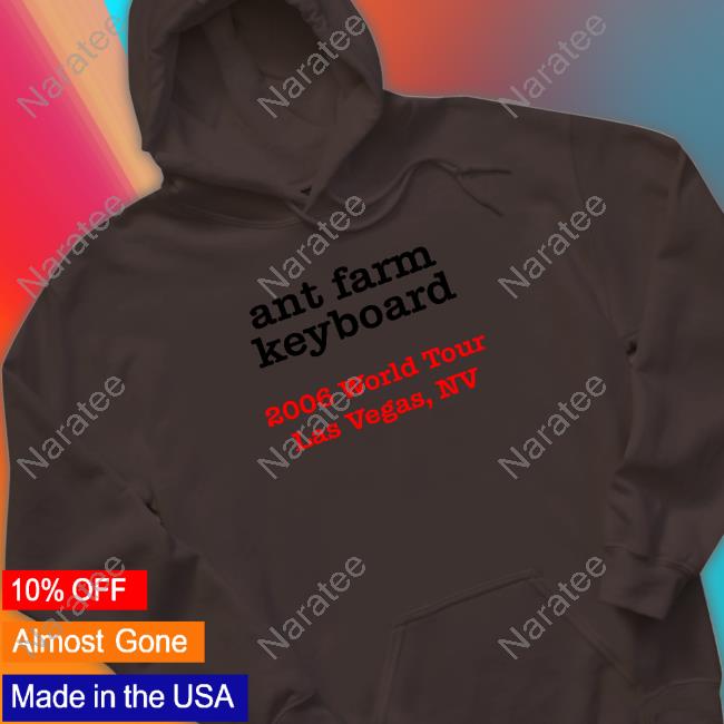 Official Ant Farm Keyboard 2006 World Tour Las Vegas Nv Shirt