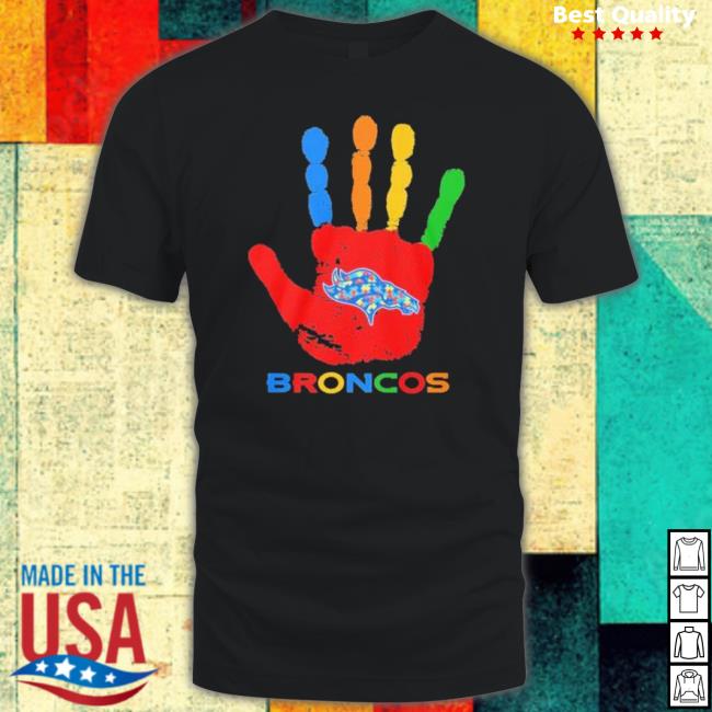 Denver Broncos Hand Autism 2023 shirt