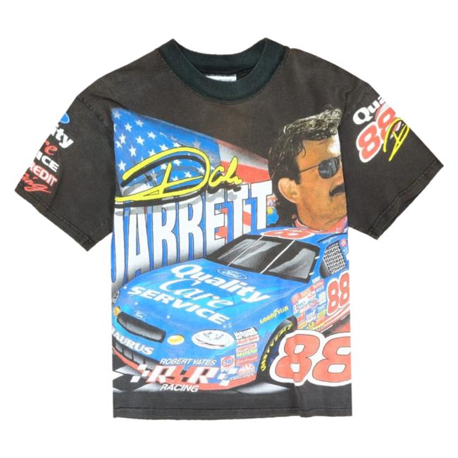 Official Throwback Vault Vintage Dale Jarrett Nascar All Over Print Racing Shirt New Aop 90S