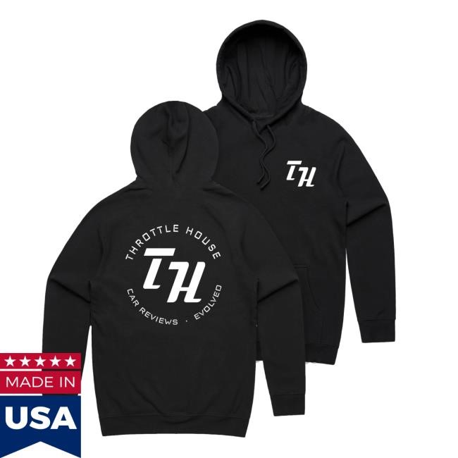 Throttle House - Car Reviews. Evolved. - Black LS Hoodie