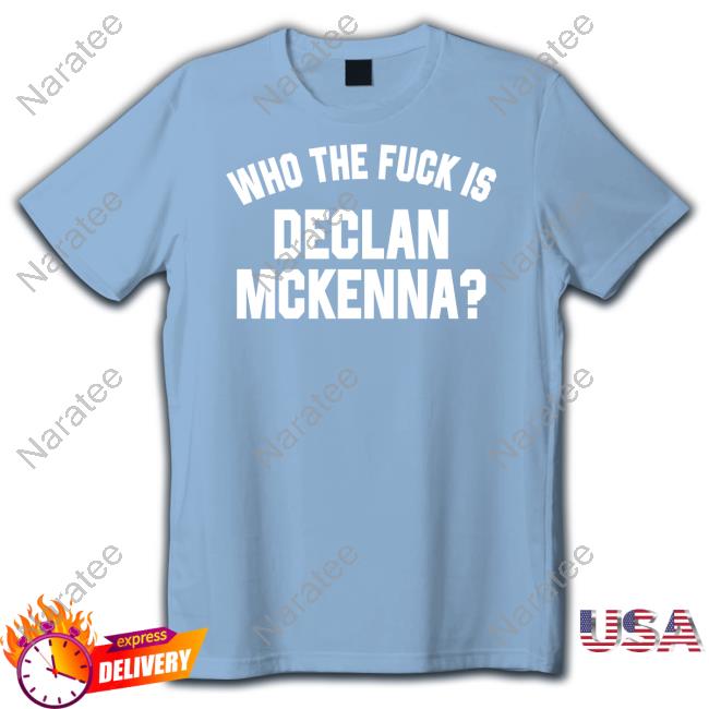 Declan Mckenna Merch Who The Fuck Is Declan Mckenna Tee Shirt