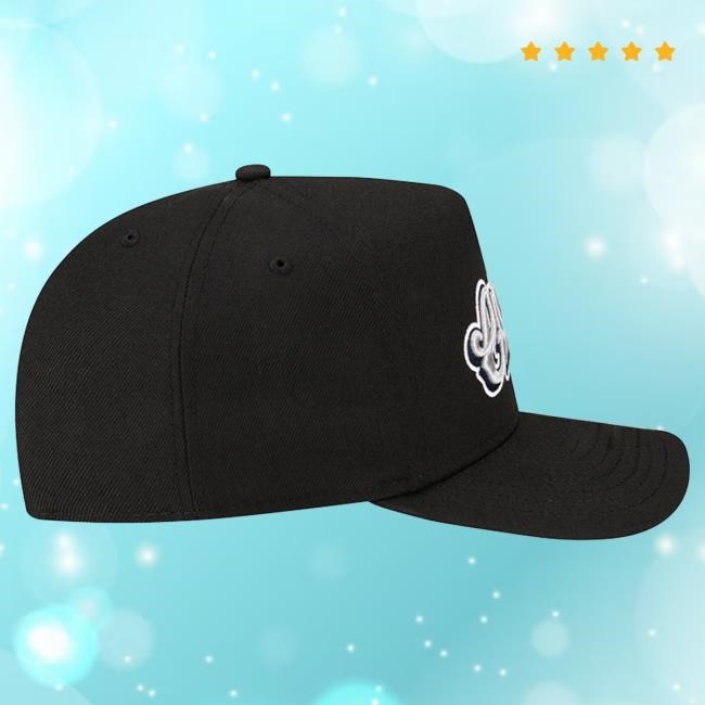 Official Born X Raised Merch Born X Raised + Cowboys Pro Script A-Frame Snapback Cap: Black NFL 2025 Kickoff