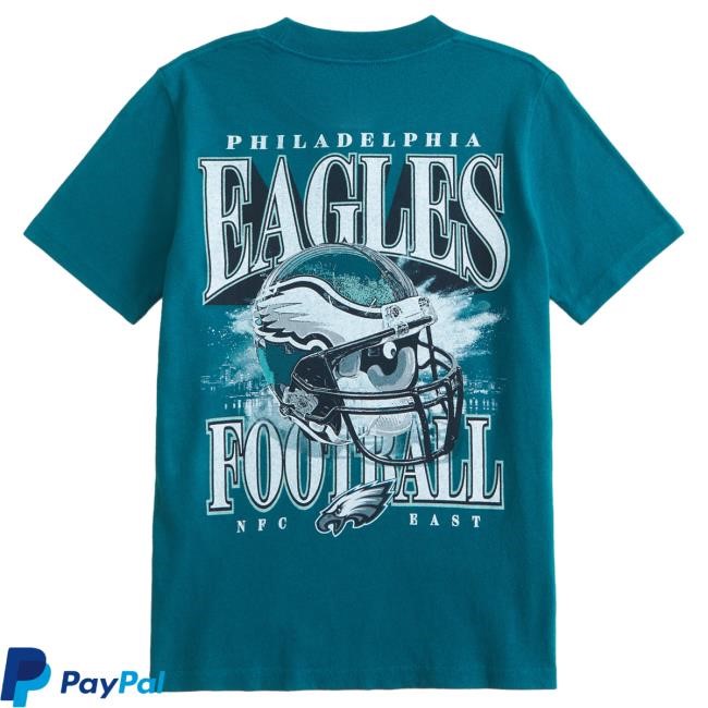 Official Abercrombie And Fitch Shop philadelphia eagles graphic Top Shirt NFL by Abercrombie