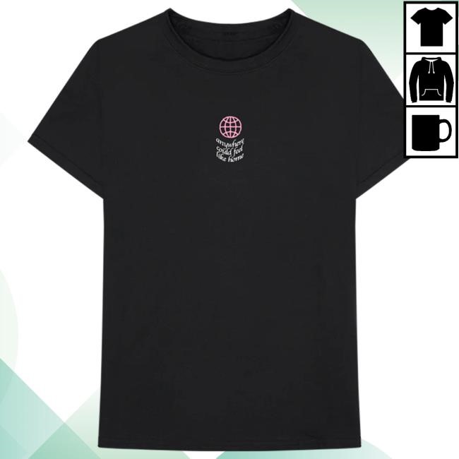 Official Jeremy Zucker Merch Store Anywhere Could Feel Like Home New T-Shirt - Jeremy Zucker