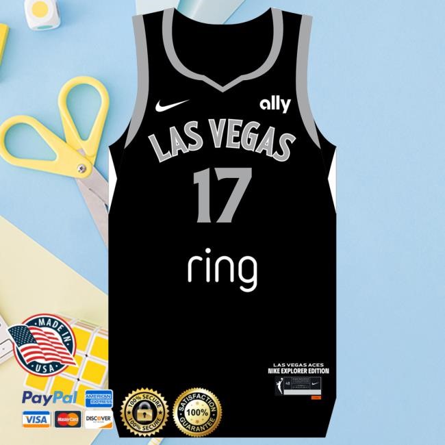 Nike Las Vegas Aces Megan Gustafson Explorer Jersey Tee