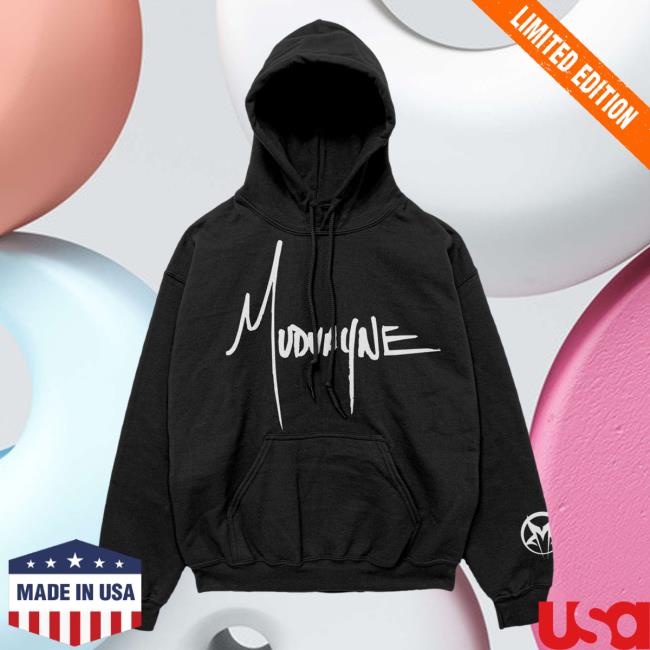 Official Mudvayne Merch Mud Vayne Logo Black Crew neck Sweatshirt