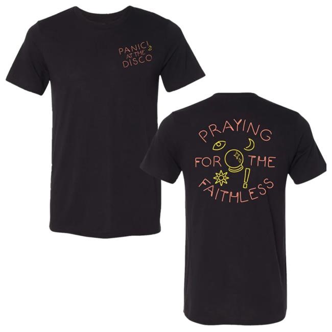 Official Panic! At The Disco Merch Store 2019 Faithless Shirt Panic! At The Disco