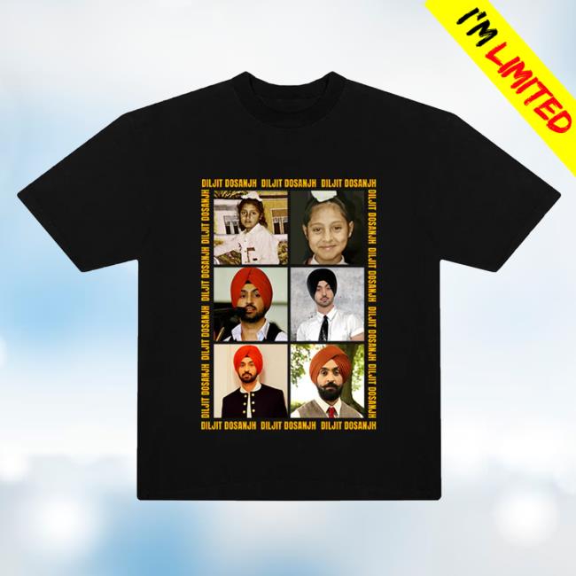 Official Diljit Dosanjh Shop Merch Surveillance Tee Shirt
