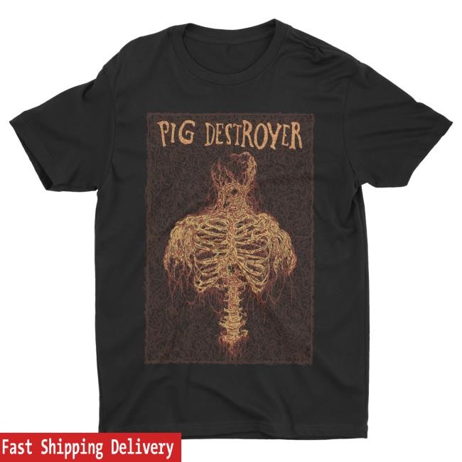 Official Night Shift Merch Store Shop Pig Destroyer - Ribs T Shirt Nightshift Merch