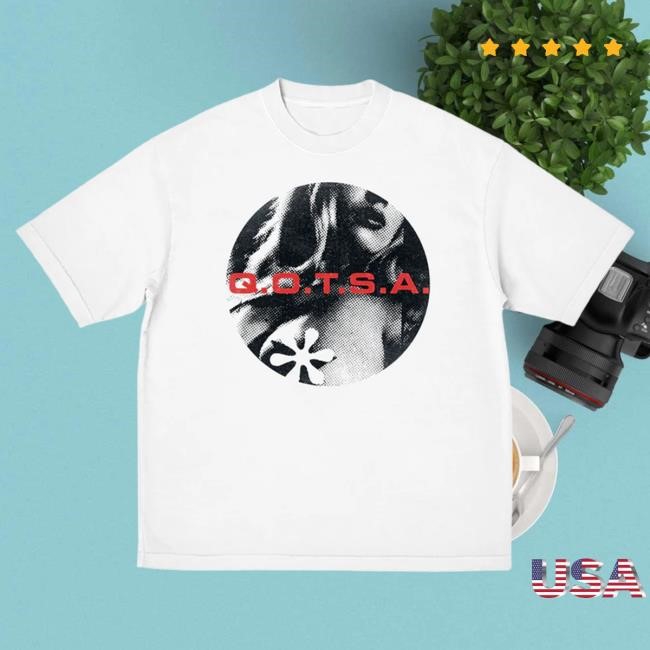 Official Qotsa Merch Store Queens Of The Stone Age QOTSA White Attractive Shirt Qotsa Apparel Shop