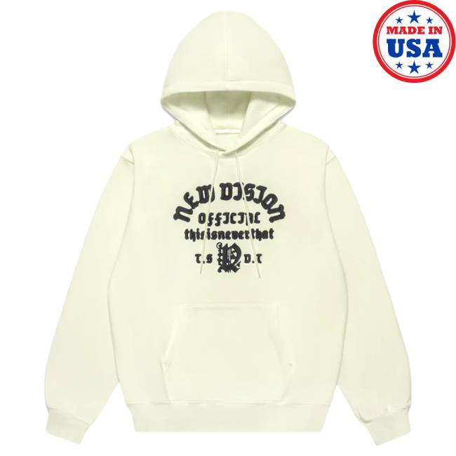 Official JuiceStore Juice Store Thisisneverthat New Vision Crack Hooded Sweatshirt (Cream) Edison Chen