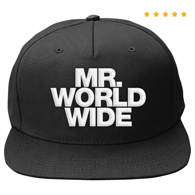 Official Pitbull Merch Store Pitbull Mr. Worldwide Snapback Hat