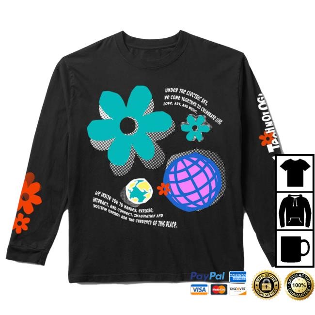Official Insomniac Merch Shop EDC Nature Techno LS Shirt