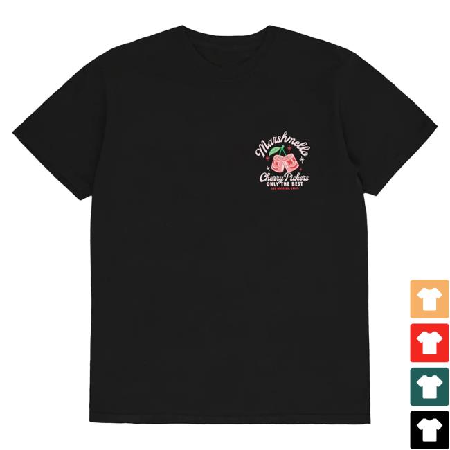 Official Marshmello Merch Store Cherry Pickers Shirt New Marshmello Apparel Clothing Shop
