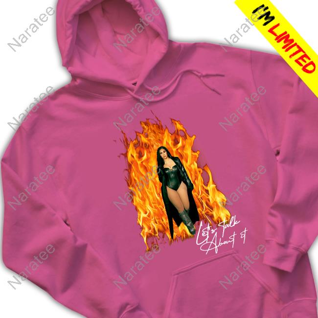 Official Queen Naija Let's Talk About It Flame Tee