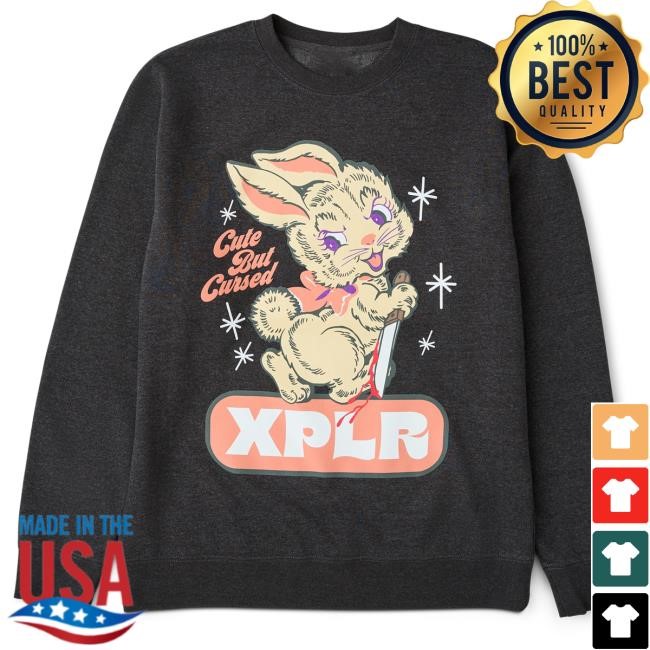 Official Sam And Colby Merch Store Cute But Cursed Sweatshirt Xplr Shop Official Sam And Colby Merch Store Cute But Cursed Sweater Xplr Shop