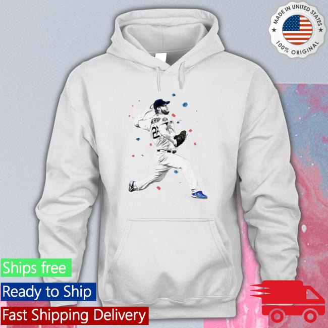 Clayton Kershaw Graphic Art Baseball shirt