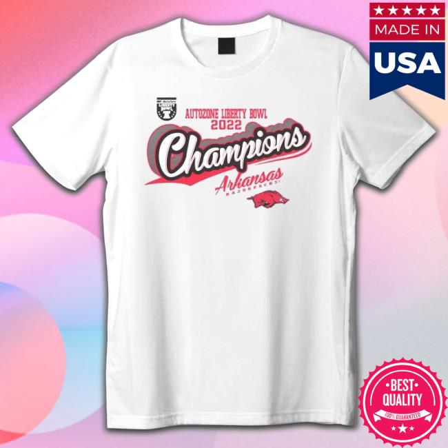 Arkansas Razorbacks 2022 Liberty Bowl Champions Women’S Tee Shirt
