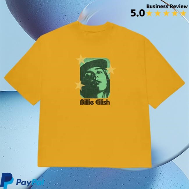 Official Billie Eilish Merch Store Billie Eilish Dice Yellow Tshirt