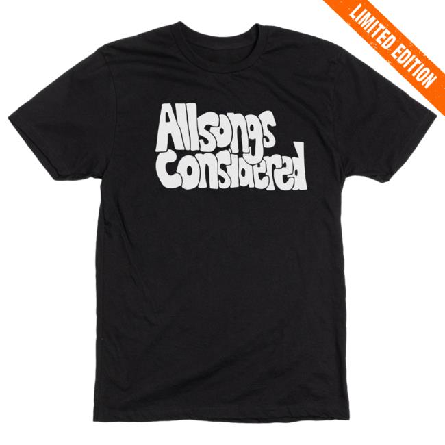 NPR Merch Shop All Songs Considered Tee
